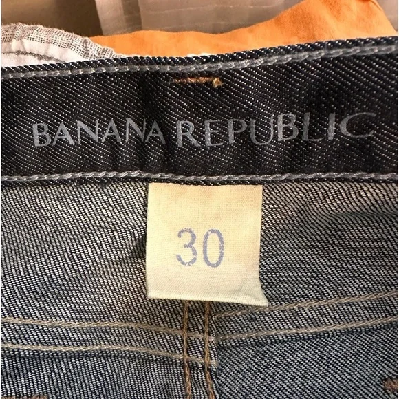 Banana Republic Women’s Straight Dark Wash Jeans Size 30 Blue - Picture 4 of 5